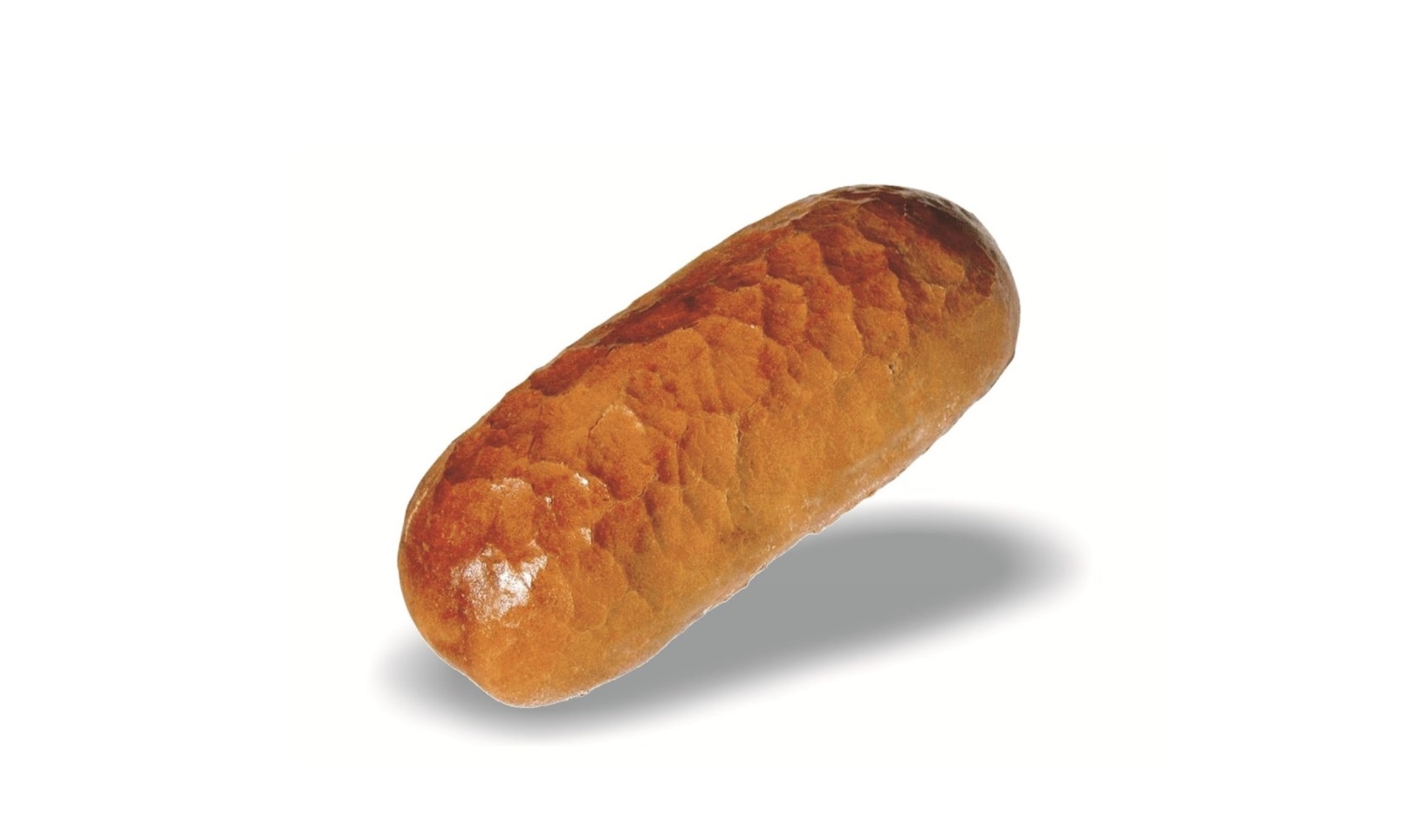 Freshly sliced bread with a crisp crust
